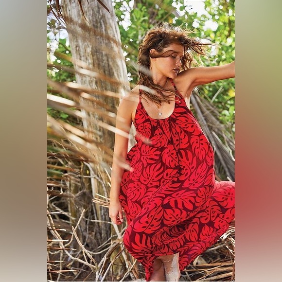 RARE! MIKOH Hamptons Dress Botanical Aegean 1 (XS / S) - Picture 2 of 8